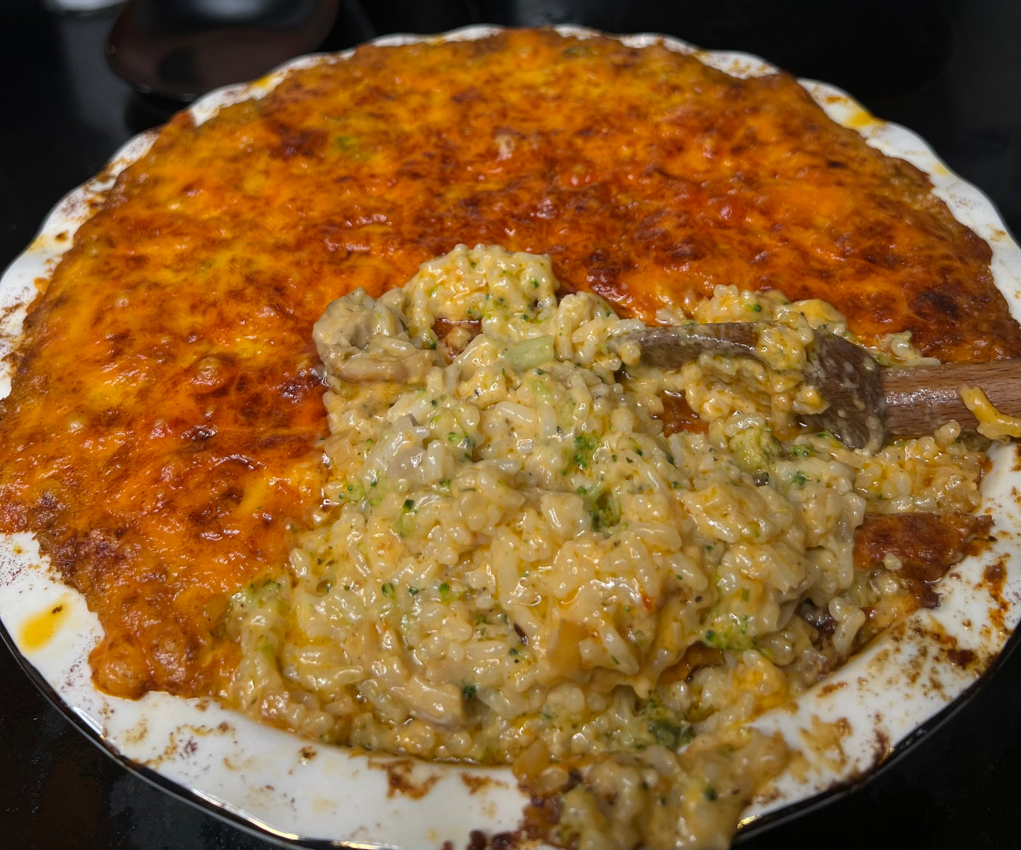 Chicken, broccoli & rice casserole