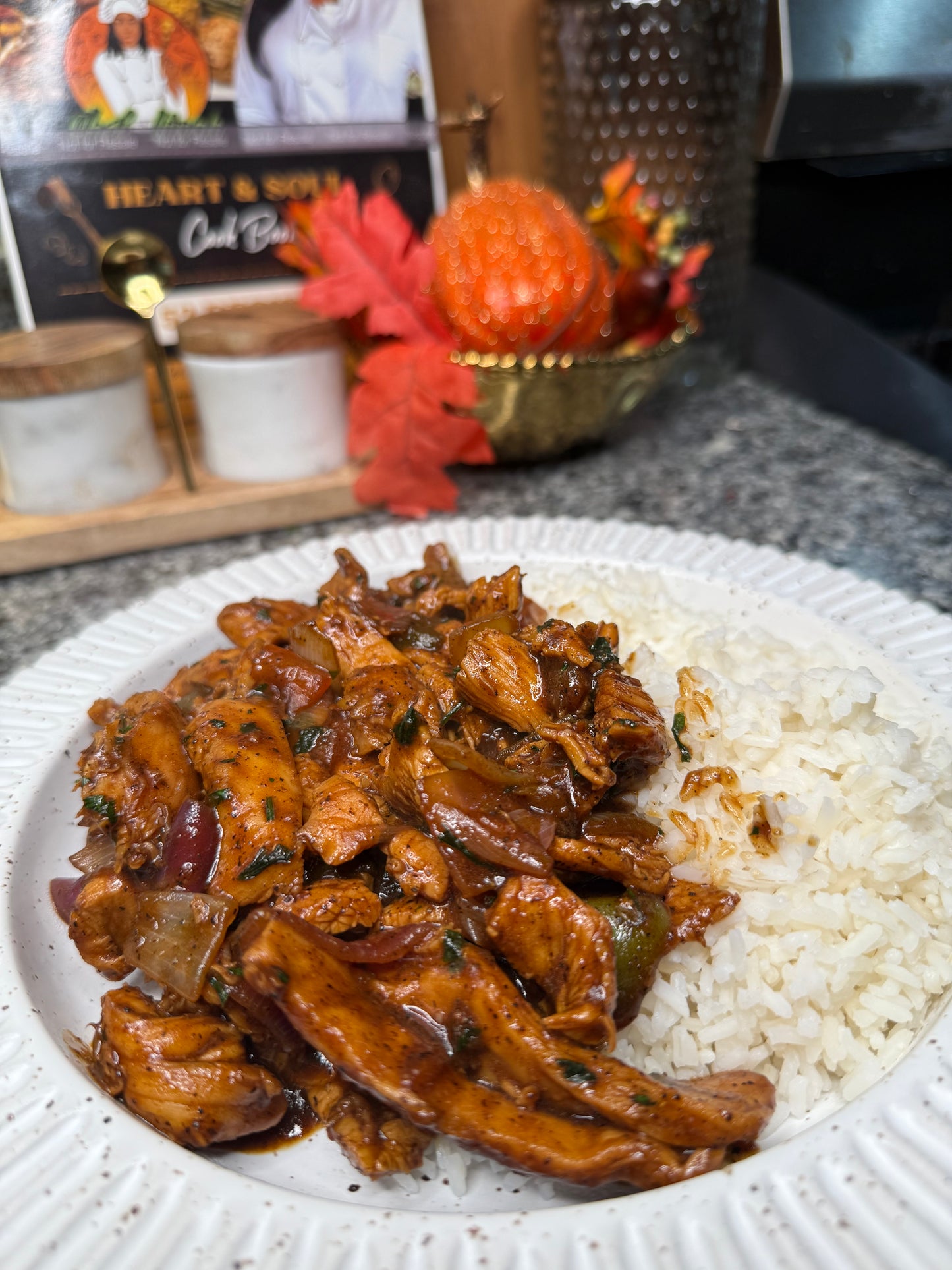 Peppered chicken