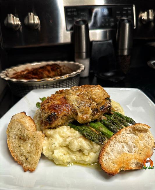 Parmesan crusted chicken