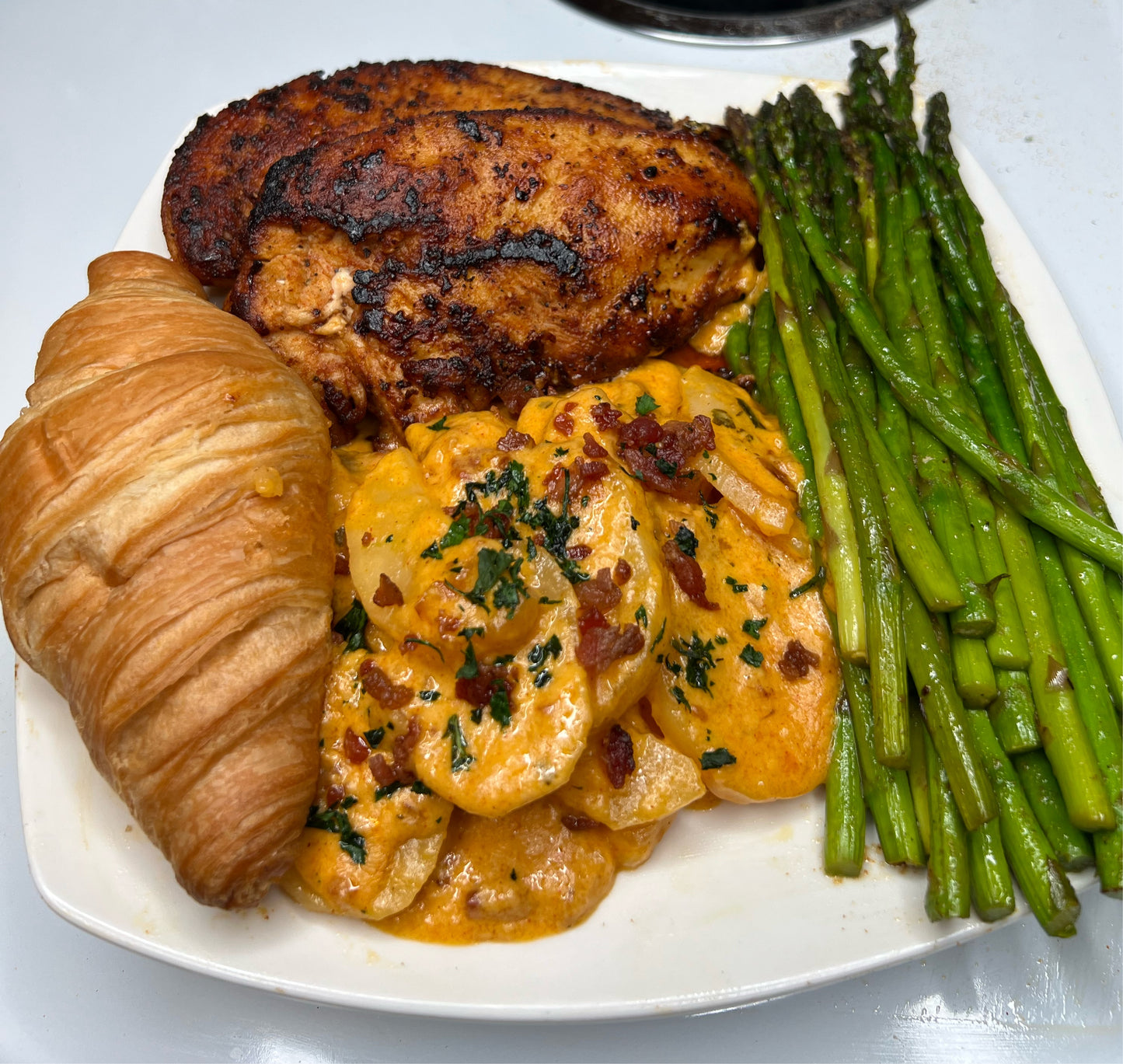 Bacon & cheddar scalloped potatoes